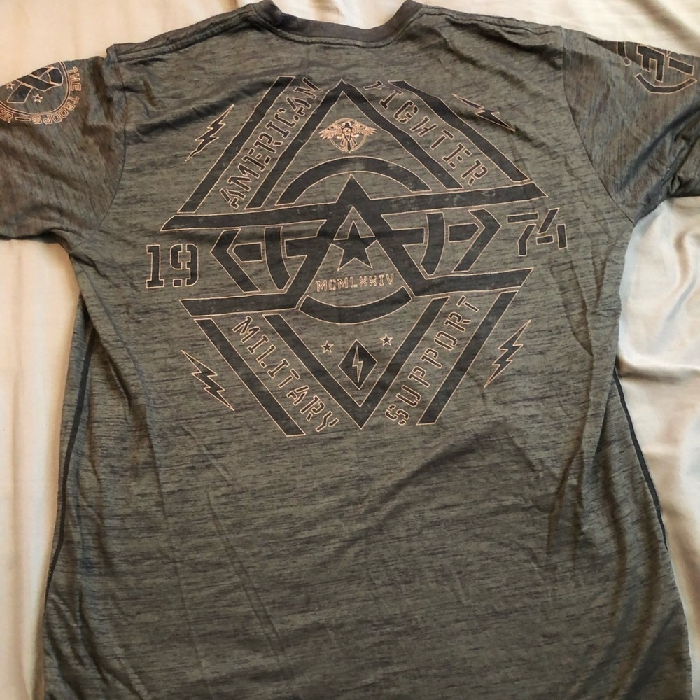 American fighter t shirt. Mens